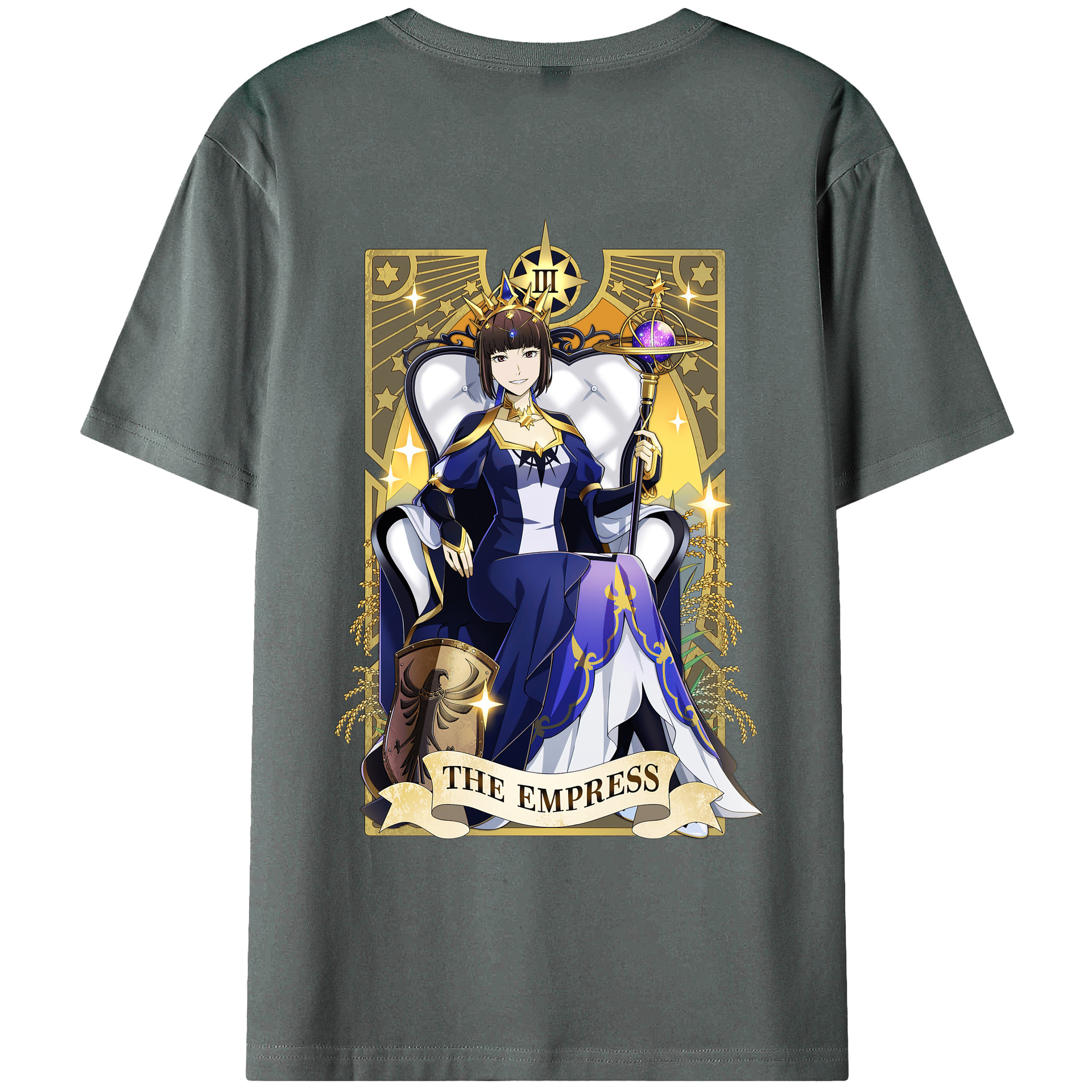 （画像用） 文豪ストレイドッグス Bungo Stray Dogs 綿100％ メンズ半袖Tシャツ（バックプリント） 通気性